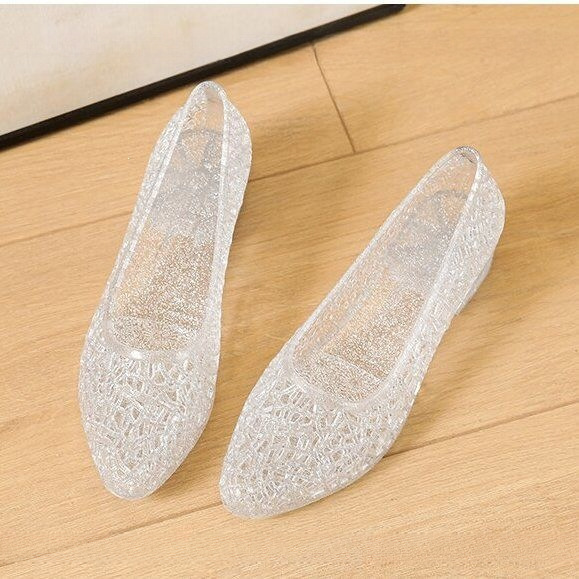 2026 New Crystal Sandals for Women, Lightweight and Fashionable, New Mid-Heel Soft-Soled Summer Clogs with Chunky Heels