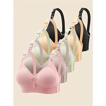 E 73004 Lace wireless plus size bra ��˿�޸�Ȧ��������