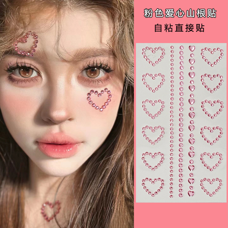 Pink Love Mountain Root Sticker