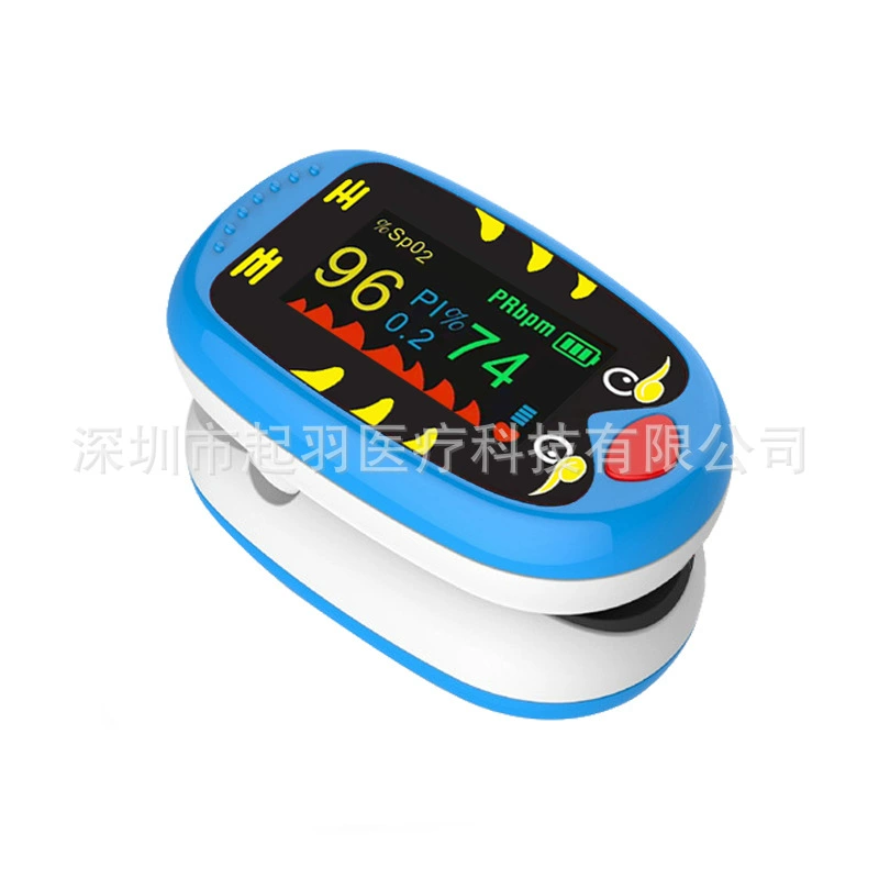 Кросс-бордер rechargeable детский пульсоксиметр A8TFT милый пчелка мультфильм ребенок цветной экран детектор кислорода в крови