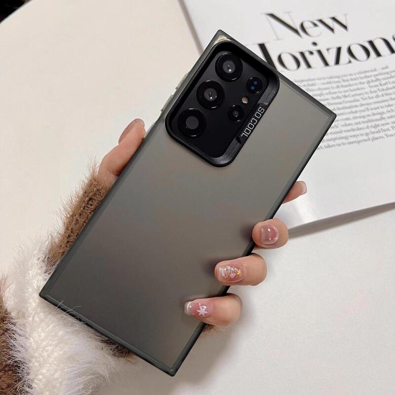 For Samsung A55 35 A53 25 mobile phone case S24Ultra laser color silver S23FE/Note20Ultra