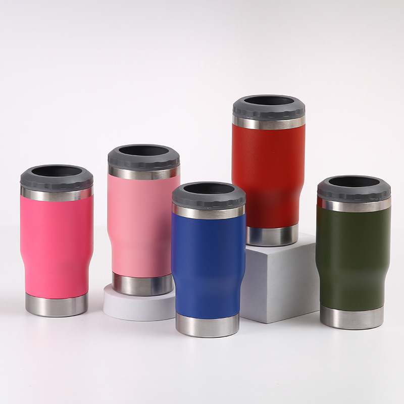 국경 간 스테인레스 보온병 컵 이중 진공 단열 냉 컵 병따개 휴대용 맥주 컵 도매