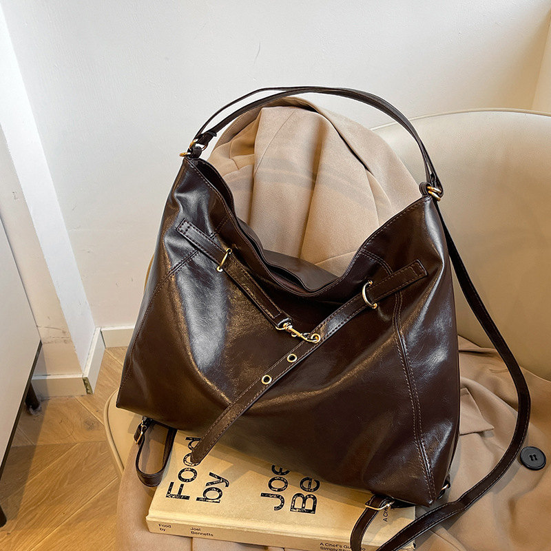 Bolsos de gran capacidad de alta calidad, bolsas de mujer, 2024 nuevo otoño ocio, mochila de hombro, bolsas de viaje de mujer