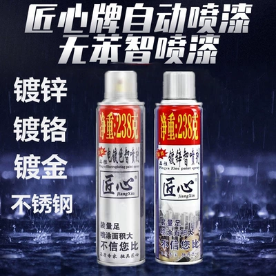 Craftsmanship brand chrome plated self-painting stainless steel metallic paint chrome plated zinc plated gold plated silver powder silver hand paint