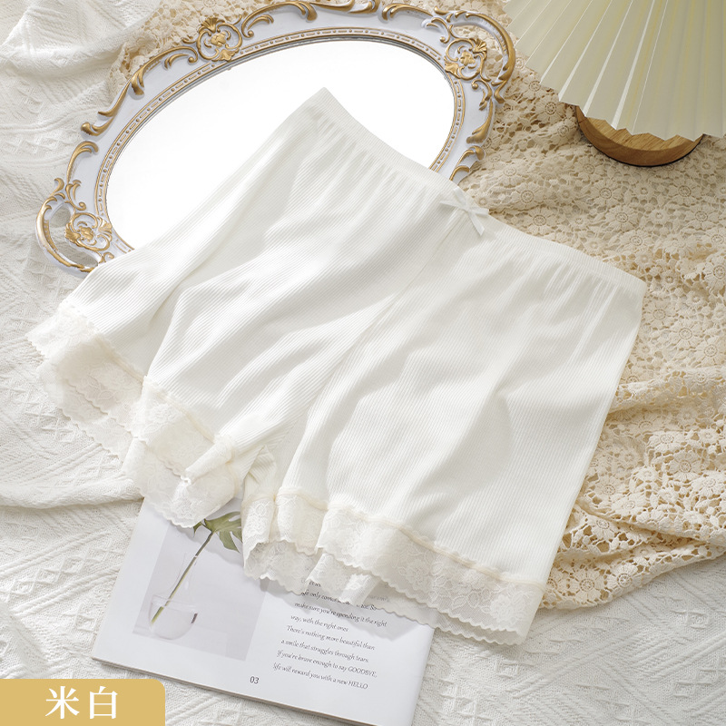 Pantalones de seguridad sin costuras finos de verano Fábrica al por mayor boxeadores de fondo de algodón de tamaño libre calzoncillos de boxeador anti-Exposición para mujeres