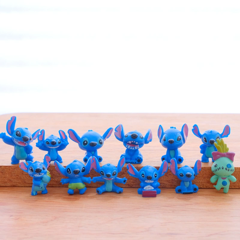 12 фигурок стежков, двумерные анимационные периферийные куклы, маленькие украшения своими руками, микропейзажные украшения