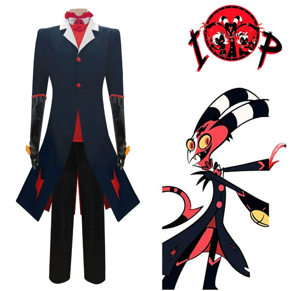 Косплей (Hell Inn) Hazbin полные наборы костюмов, многокомпонентные комплекты, размеры S–XXL