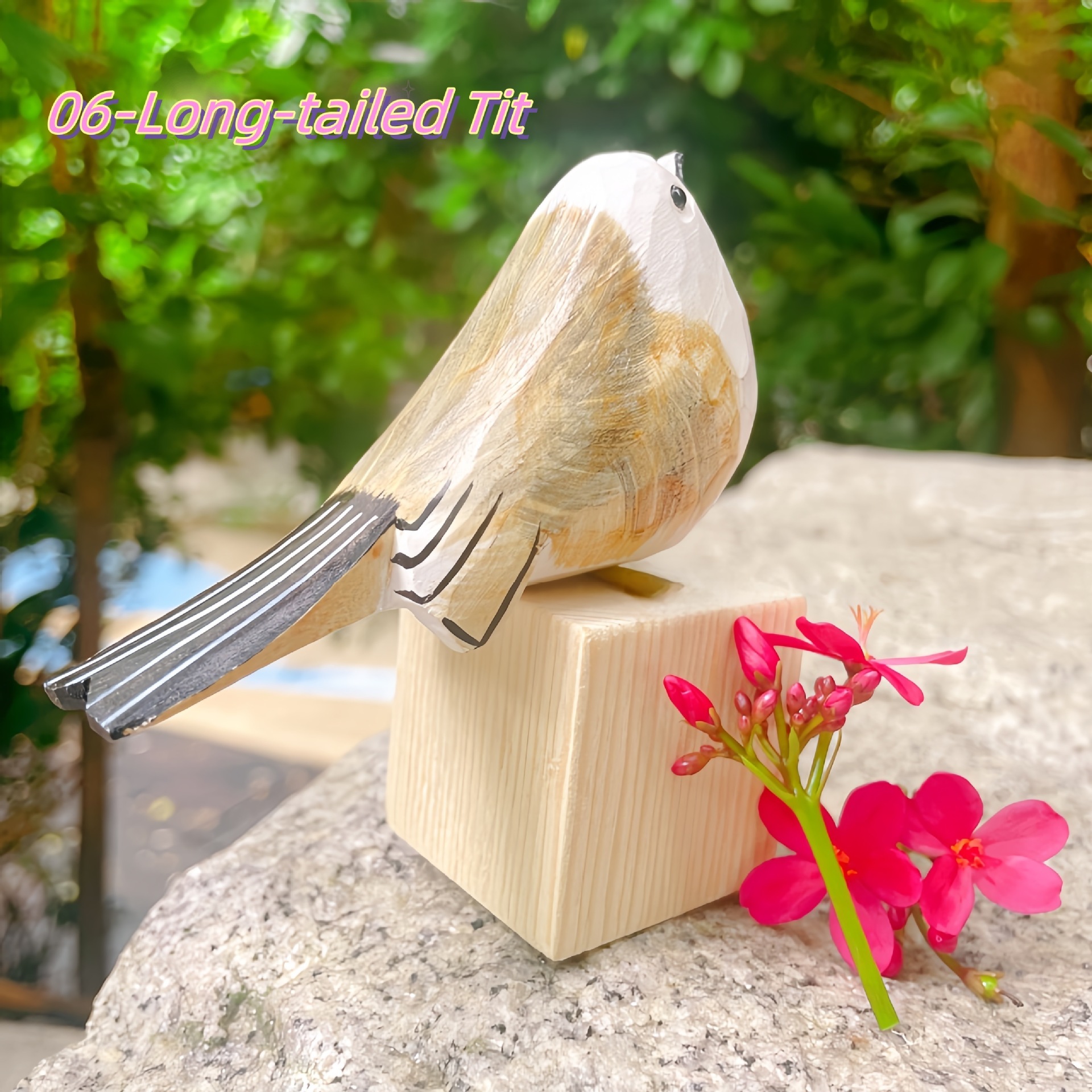 30 Kinds Of Hand carved Wood Bird Decorations Carved Hand