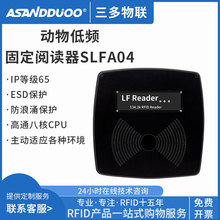 RFID动物标签远距离阅读器固定式低频电子耳标芯片畜牧宠物ID读头