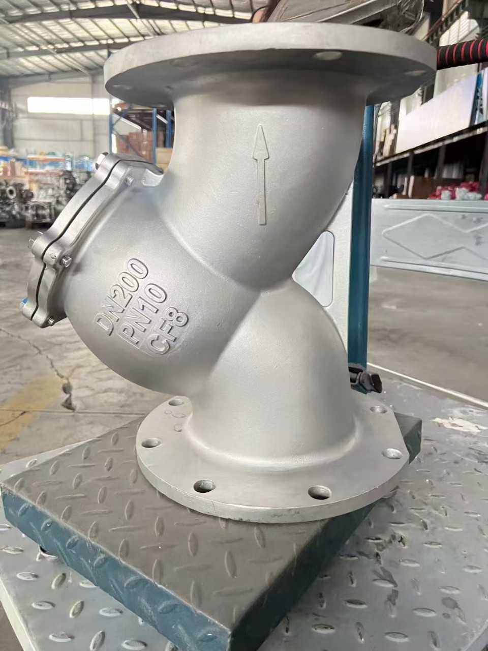 304不锈钢国标Y型过滤器压力管道Y型蒸汽精滤高效过滤GL41H-阿里巴巴