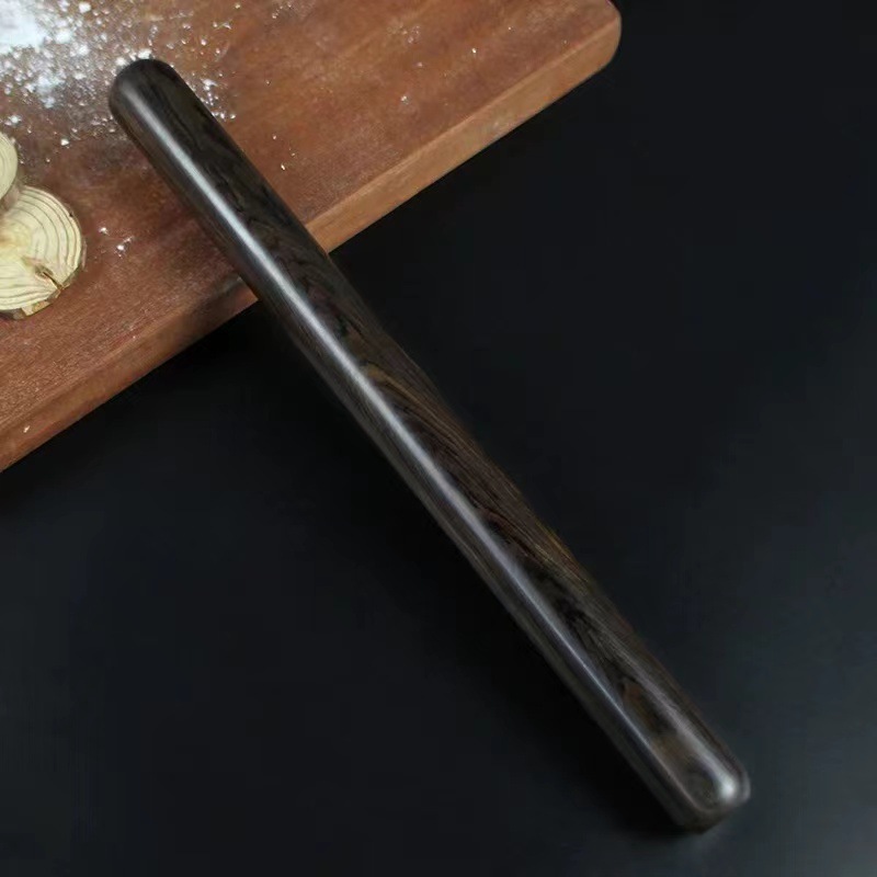 实木紫光檀烘焙家用擀面杖擀面棍擀皮擀面条擀饼蛋糕红木饺子皮用|undefined