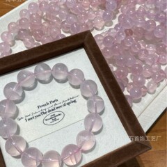 巧恩天然水晶星光莫粉DIYアクセサリー手串卸売り個性小衆水晶六芒星粉水晶