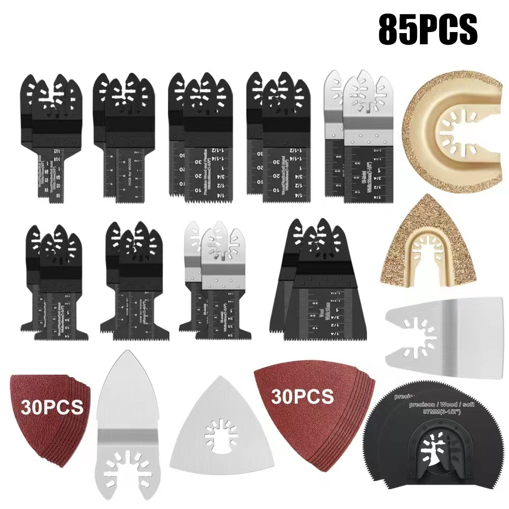 跨境货源万用宝金属锯片木工多功能电动工具万用宝配件套装