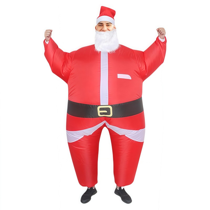 Transfronterizos personalizados trajes inflables de Halloween trajes de fiesta muñecas de tiburones alienígenas tiburones Santa Claus