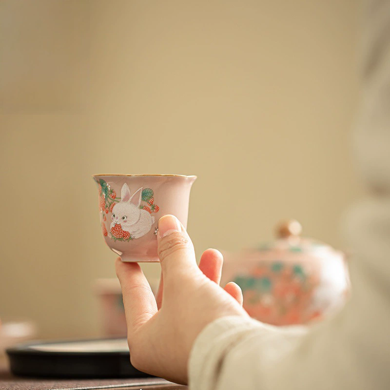 Имитационная чашка из керамики Song Fan Ru Porcelain Tea Cup Light Luxury Retro Смелая чашка Открытие шалфей для RetonKung Fu Tea Steel Master Cup Master Cup