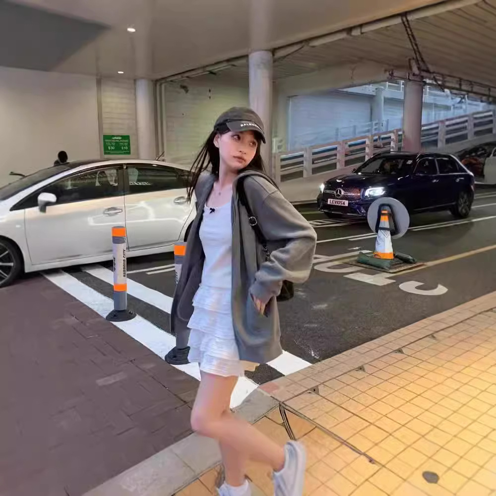 대학 해군 칼라 스웨터 여성의 가을과 겨울 코트 긴팔 캐주얼 니트 카디건 느슨한 게으른 대학 패션