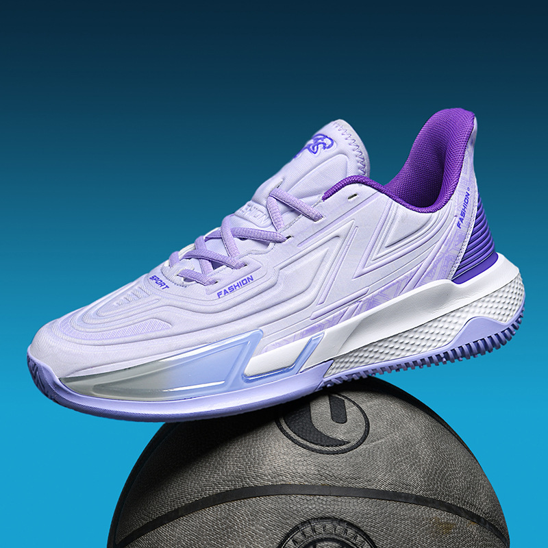 Youth basketball shoes MD rubber soles glow-in-the-dark Middle school children students combat low-top combat boots pair sneakers_voghion.com