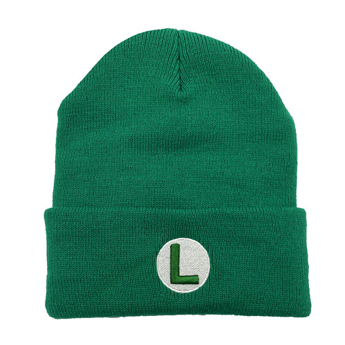Cross-border Mario cartoon embroidery yarn knitting hat Super Mario men and women autumn and winter warm hat cold hat
