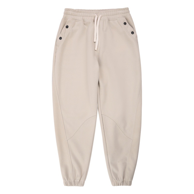 Usar Pantalones deportivos hombres marca de moda suelta correr fitness cropped Pantalones chinos compuesto de algodón transpirable deportes entrenamiento nuevo