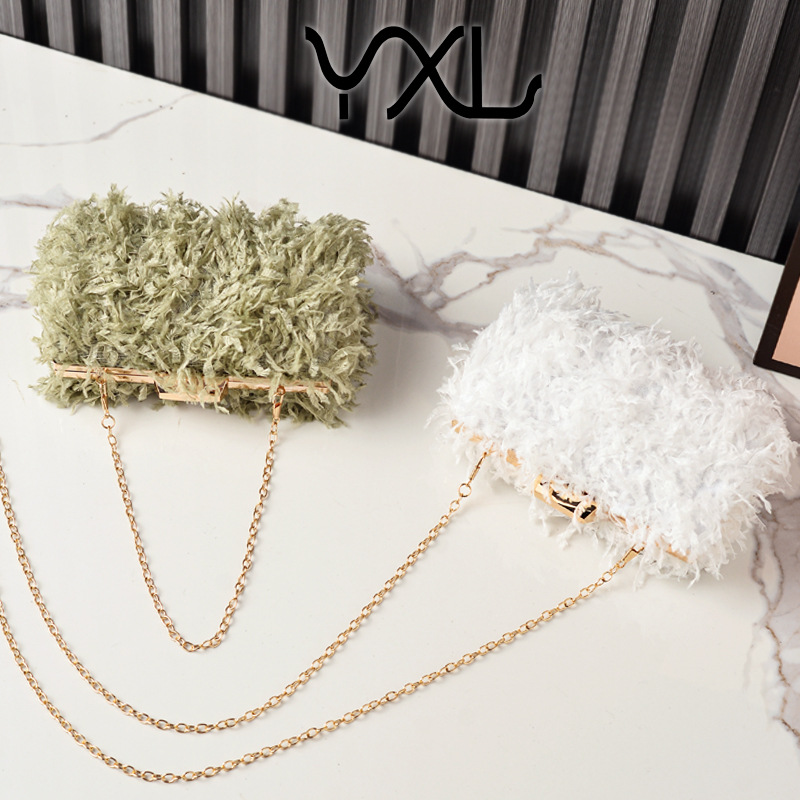 2025 nuevo bolso de cena de borda de moda bolso de vestir de moda bolso de boda bolso de moda europea y americana bolso de mano