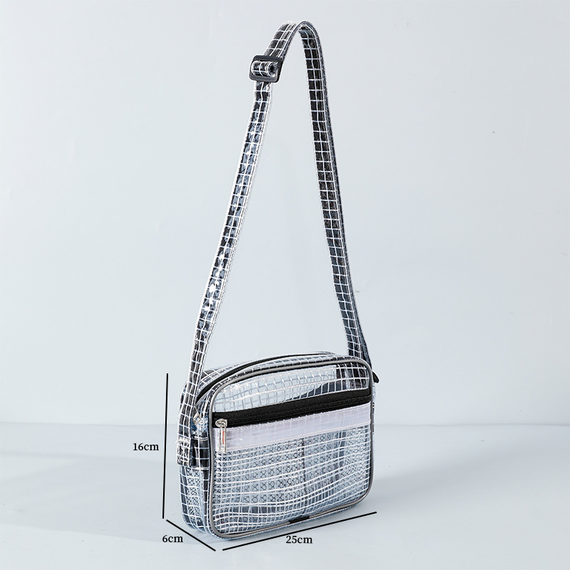 8寸现货25*16*6无尘防静电加厚网格“小挎包”静電気防止キット|ms