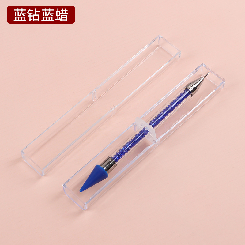 FUENTE Taladro de uñas de fábrica crayón de cera viene con taladro de punto pegajoso taladro de descarga taladro de succión pluma Punta de grano pluma herramienta de joyería