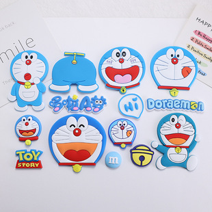 Soft Glue Doraemon Doraemon Ding Dang Cat DIY Accessories PVC Hole Slippers Mobile Phone Shell Decoration Material