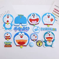 Мягкий клей робот кот Doraemon Dingdang кот diy ювелирные аксессуары ПВХ дырки тапочки для мобильного телефона Декоративный материал
