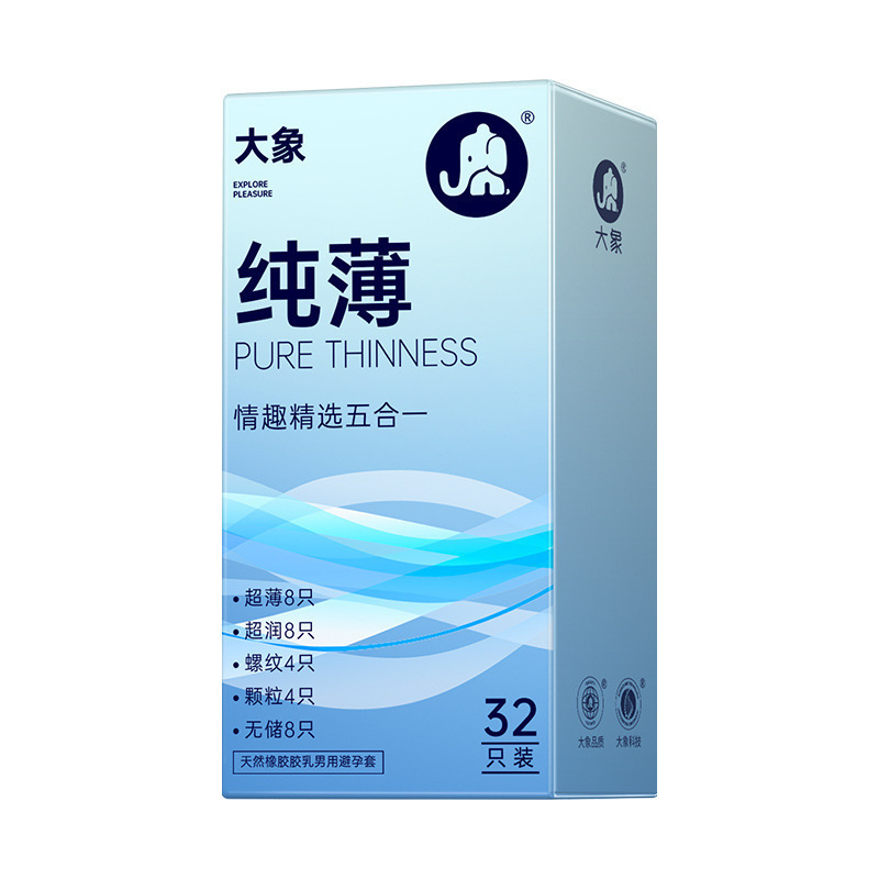 코끼리 순수 얇은 펀 셀렉션 5-in-1 32개입 6936406104742【P】