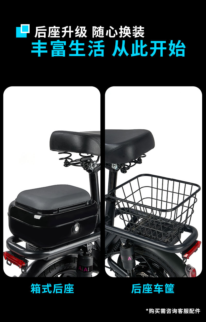 Cross-border foldable electric scooter with long range, portable shock-absorbing scooter for urban commuting