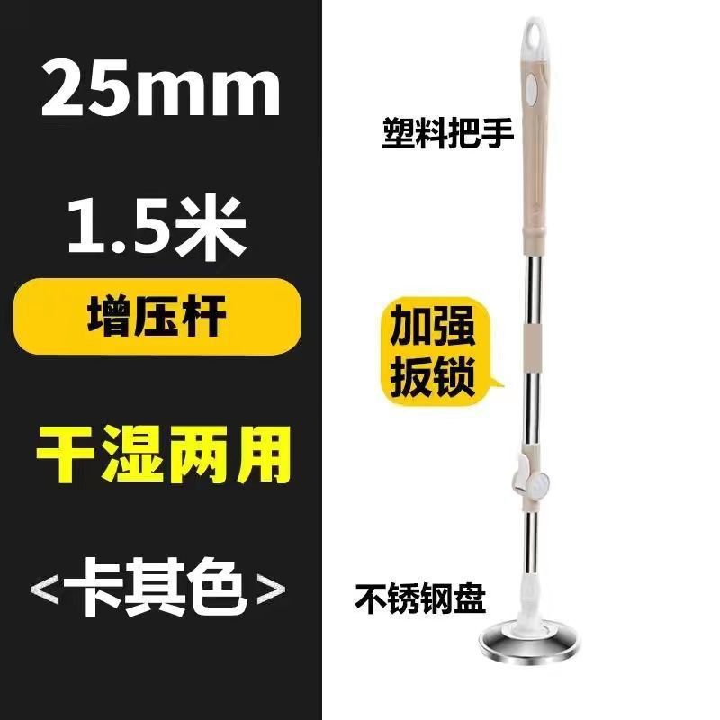 旋转拖把不带桶单独圆头拖把头家用老式布头加厚单个地拖懒人拖把|undefined