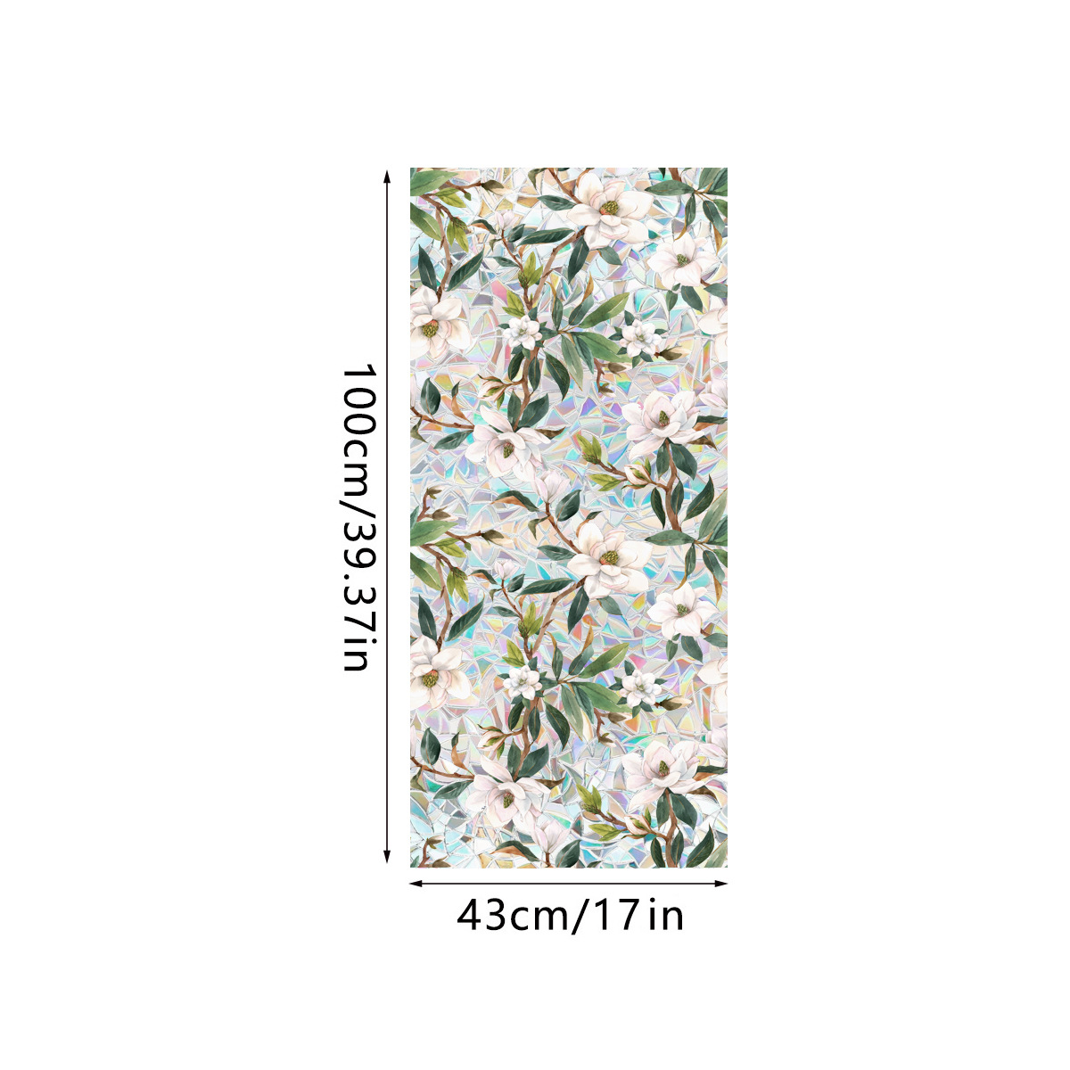 140g Weight Glass paster Home Textiles & Decor Type PVC Material Leaf Pattern Casual, Pastoral Style Casual Pastoral Leaf PVC Glass Paster Wall Art 52