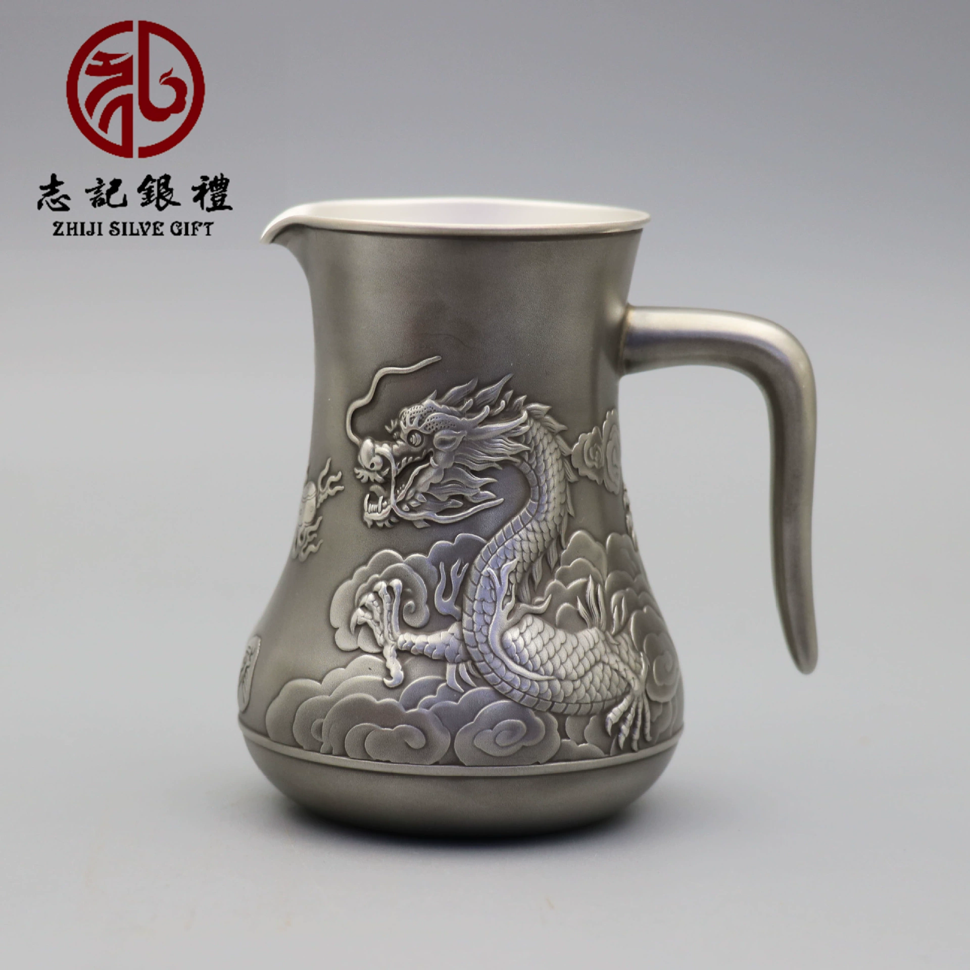 Boutique Baifu Long Silver Wine Set Make Old