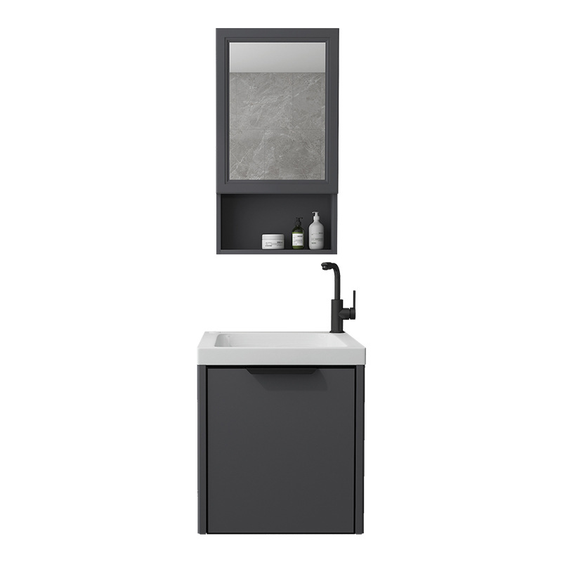 lavabo de lavandería de balcón lavabo de tipo pequeño lavabo de lavandería colgante lavabo integrado gabinete combinado lavabo con tabla de fricción lavabo