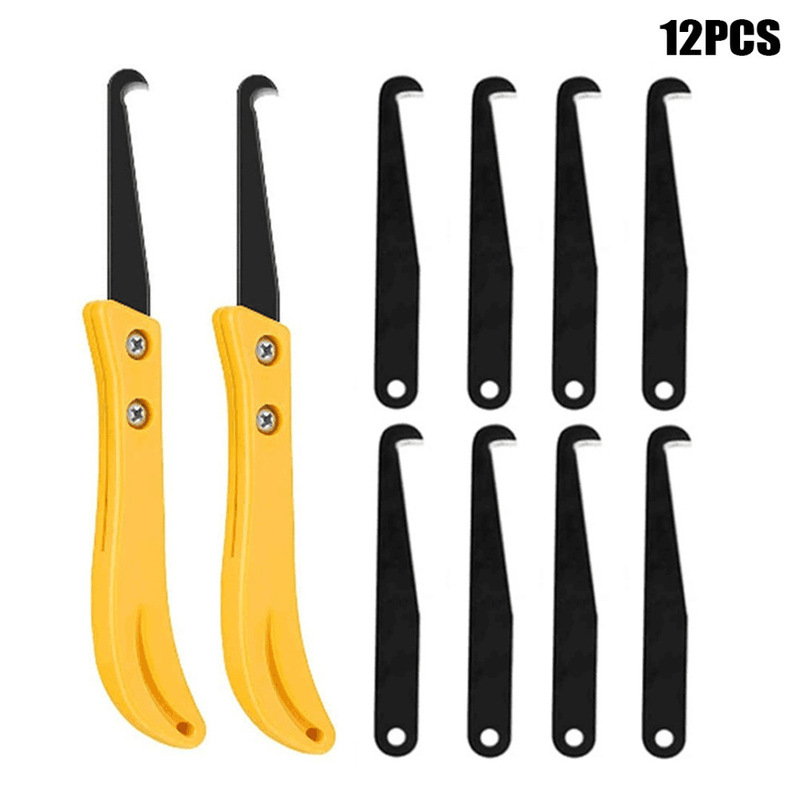 12-piece set of floor tile gap cleaning removal tool grouting saw edge trimming tool