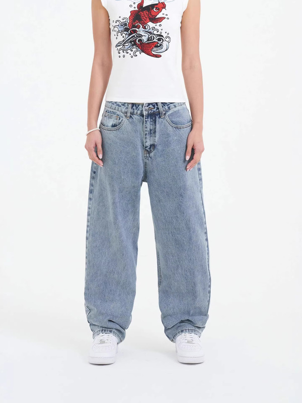 European and American Cross-Border Trendy Brand Ed Hardy Rhinestone Jeans for Women, Loose Straight-Leg Patterned Rhinestone Washed Jeans European and American Cross-Border Trendy Brand Ed Hardy Rhinestone Jeans for Women, Loose Straight-Leg Patterned Rhinestone Washed Jeans