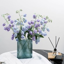 仿真风铃花绢花假花花艺套装欧式客厅餐桌面插花摆件家居装饰