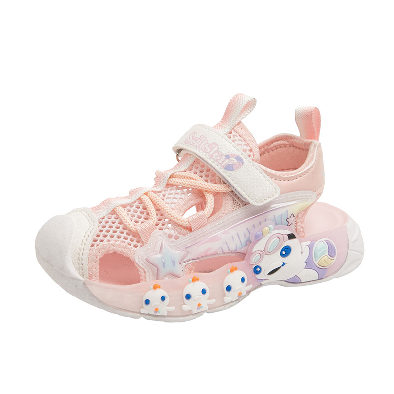 Niñas sandalias de verano 2026 nuevos niños pequeños y medianos dibujos animados zapatos infantis de suela suave zapatos de playa casuales para niños zapatos individuales image 6