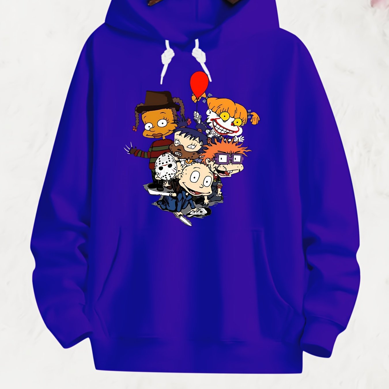 Plus Size Casual Sweatshirt Womens Plus Cartoon Fig