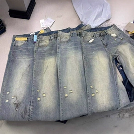 男式牛仔裤;男式休闲裤