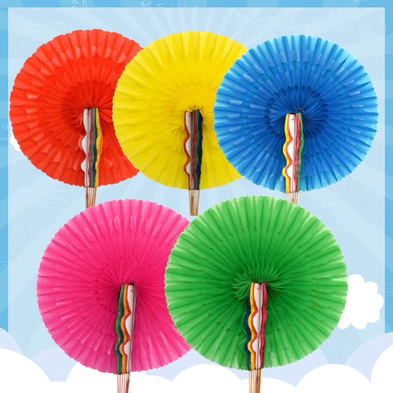 Hand flip cheering props color-changing fans school group gymnastics performance games opening ceremony dance props wholesale