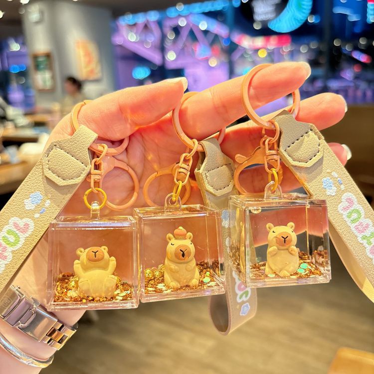 61g Weight Bag Pendant, Keychain Classification 1 Piece Quantity Holiday, Daily Occasion Acrylic Material Cartoon Character Pattern Unisex Gender Cute Style 1 Piece Cute Cartoon Character Acrylic Unisex Bag Pendant Keychain 3