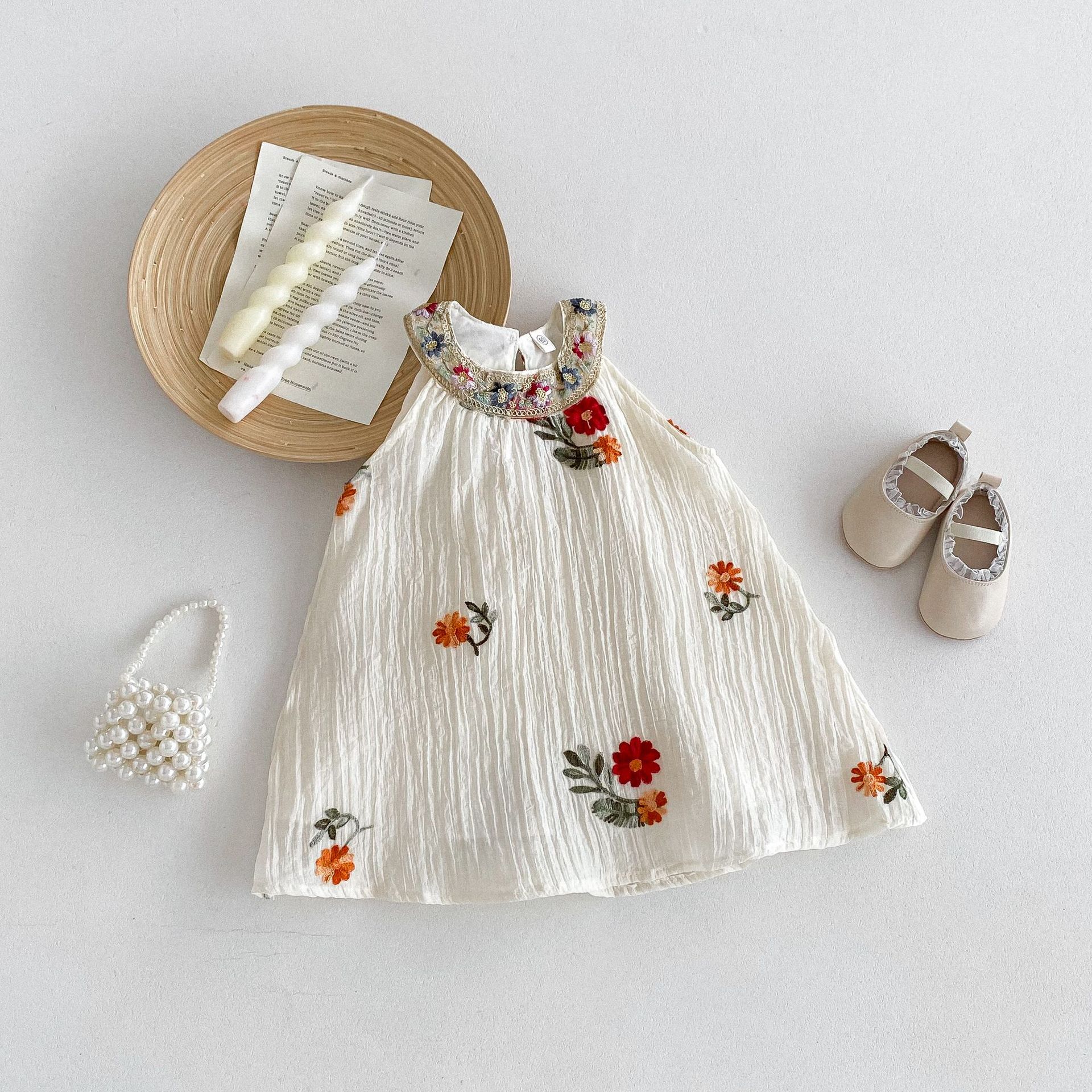 2025 New Girls Dresses Summer Fashionable Girls Tank Tops Summer Gauze Skirts Children's Clothes Children's Princess Skirts Summer