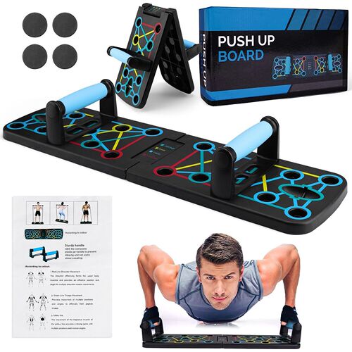 Wholesale Manufacturer Multi-functional Folding Push-up Training Board for Men's Chest and Abdominal Muscles Portable Push-up Equipment
