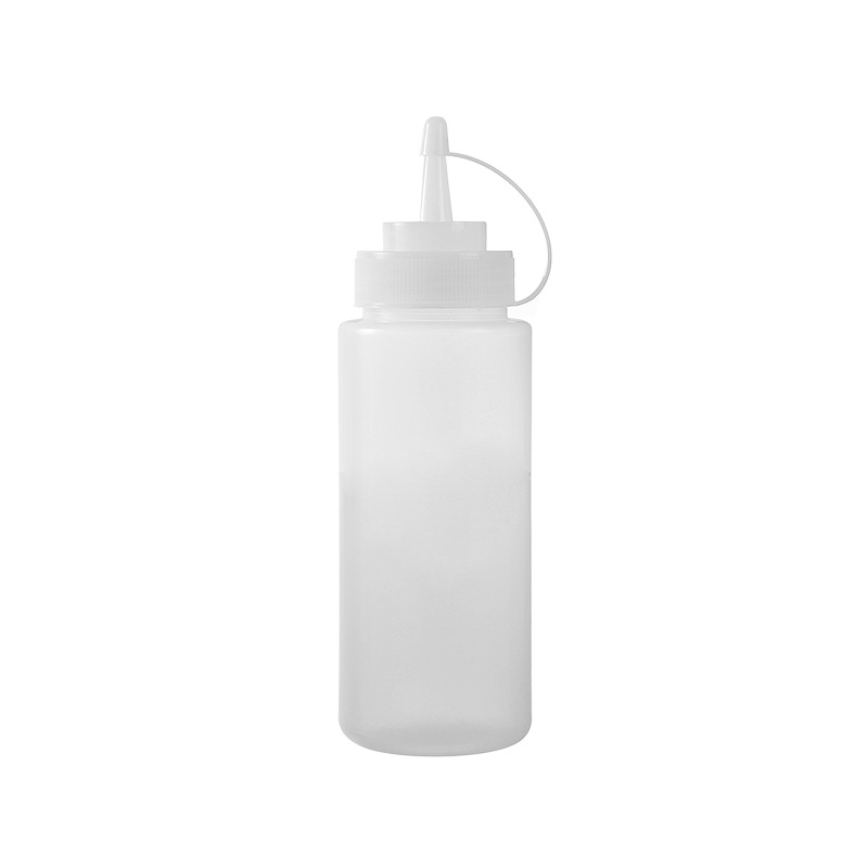 Botella de salsa de extrusión de orificio único 450ml