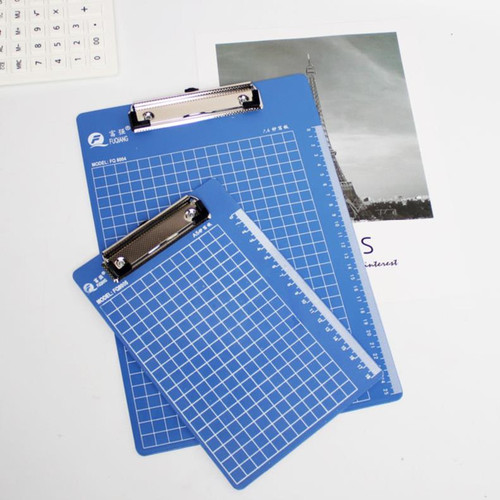 Fuqiang A4 plastic board clip, office file clip board, writing board clip, writing flat head clip, manufacturer wholesale