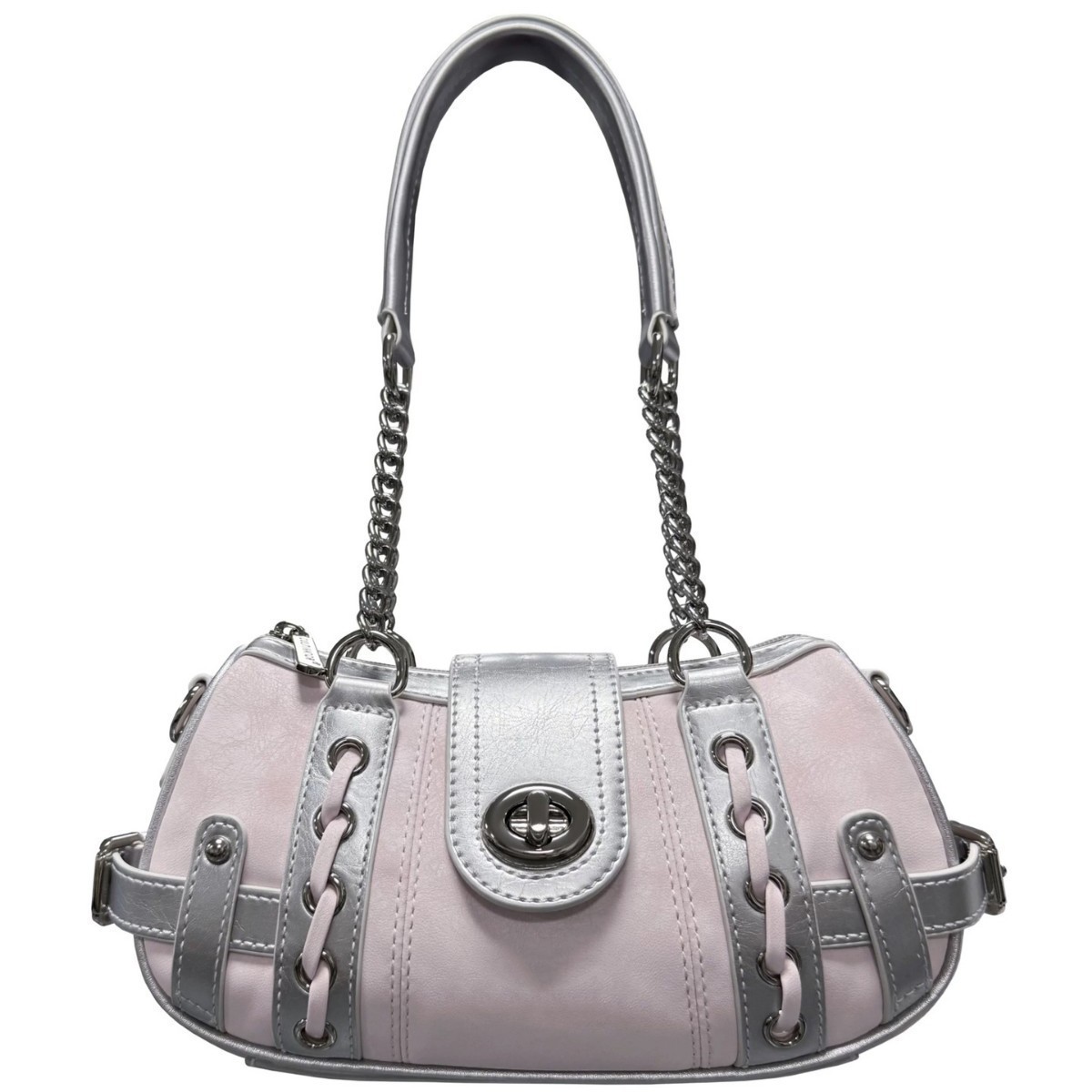Pink Women's Shoulder Underarm Bag, Summer Niche Millennium Hot Girl Patchwork Chain Handbag, Crossbody Bag_voghion.com