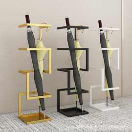 铁艺创意雨伞架酒店大堂家用落地式雨具雨伞放置收纳架子雨伞桶