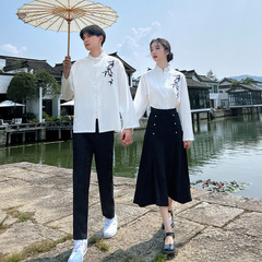 古風新中国式中学高校の学生クラス服中学生合唱公演服運動会の開会式で服装を朗読します。