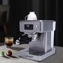 Coffelady 15BAR半自动意大利式咖啡机 温度显示蒸汽打奶泡压力式